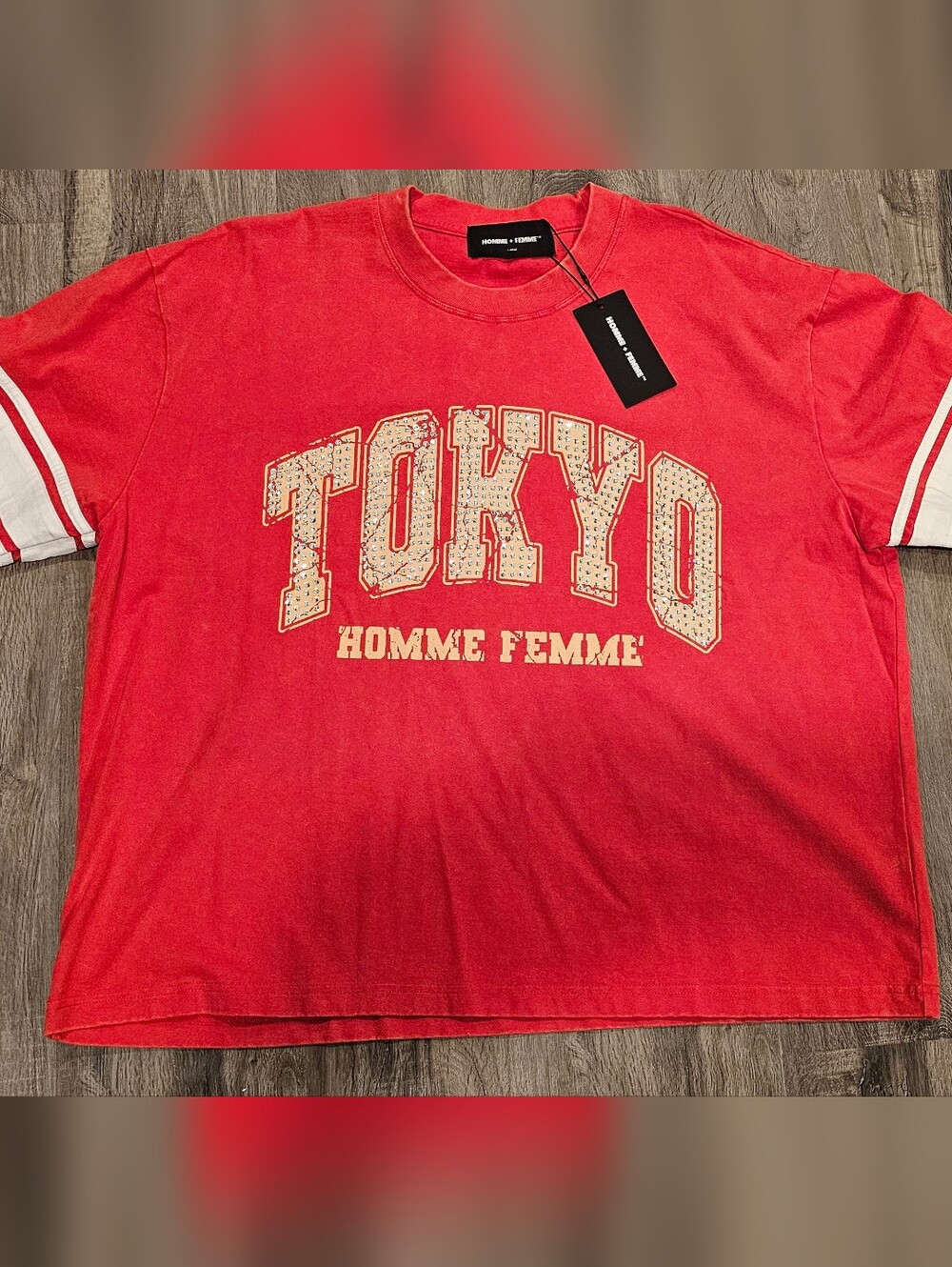 HOMME FEMME Tokyo Short Sleeve Tee - Red